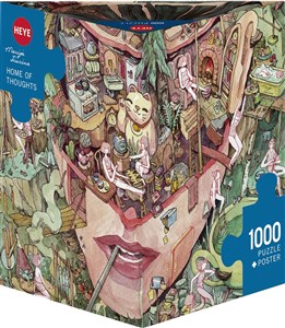 Obrazek Puzzle 1000 Myśli w głowie, Tiurina