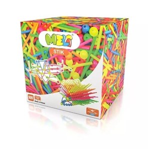 Obrazek Klocki Meli Stik Neon 600szt