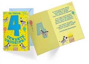 Picture of Karnet B6 PR-286 Urodziny 4