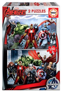 Picture of Puzzle 2x100 Avengers 110656