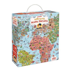 Picture of CzuCzu Puzzle odkrywcy 300 Mapa Świata