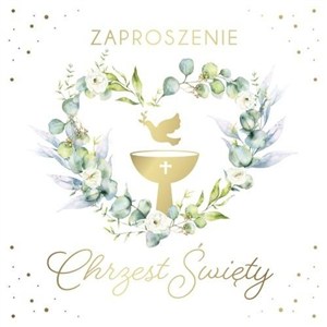 Obrazek Zaproszenie Chrzest (10szt)