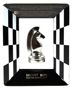 Picture of Łamigłówka Cast Knight Skoczek Szachy Silver