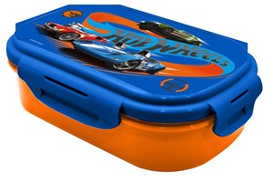 Obrazek Pudełko śniadaniowe + sztućce Hot Wheels HW00018