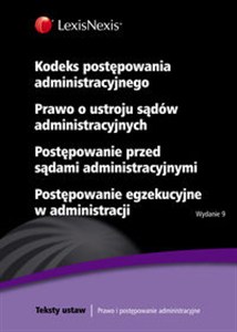 Obrazek Kodeks postępowania administracyjnego Prawo o ustroju sądów administracyjnych Postępowanie przed sądami administracyjnymi Postępowanie egzekucyjne w administracji Postępowanie egzekucyjne w admnistracji
