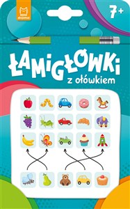 Obrazek Łamigłówki z ołówkiem 7+. Książeczka turkusowa