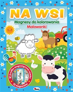 Obrazek Na wsi. Magnesy do kolorowania