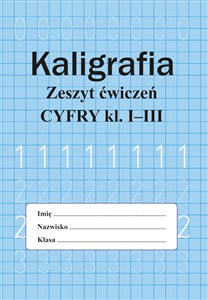 Obrazek Kaligrafia Litery 1-3 Zeszyt ćwiczeń