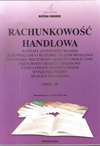 Picture of Rachunkowość Handlowa część III PADUREK