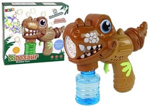 Obrazek Maszynka do baniek mydlanych dinozaur brązowy