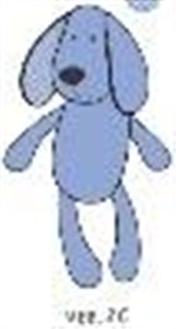 Picture of Piesek Tulimy niebieski 28cm