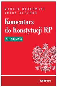 Picture of Komentarz do Konstytucji RP art. 219-224