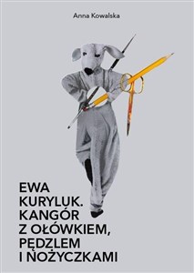 Obrazek Kangór z ołówkiem, pędzlem i nożyczkami