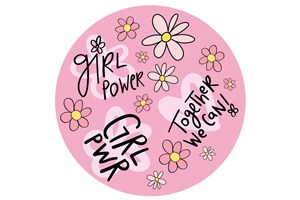 Obrazek Piłka PVC 230MM - Girl