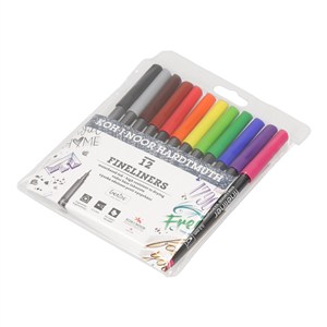 Obrazek Cienkopisy trójkątne 12 sztuk