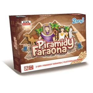 Obrazek Gra 2w1 piramidy faraona pustynne skorpiony