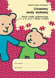 Picture of Usuwamy wady wymowy. Gł. rzadko zniekształcane