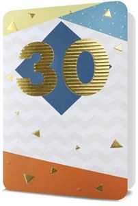 Picture of Karnet B6 Urodziny 30