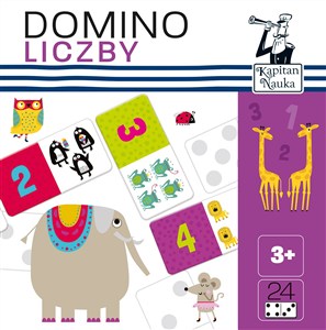 Obrazek Kapitan Nauka. Domino obrazkowe Liczby