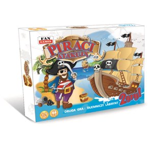 Obrazek Gra 2w1 piraci atakują labirynt