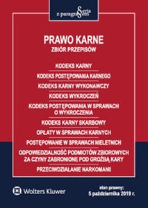 Obrazek Prawo karne Zbiór przepisów