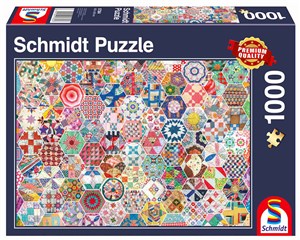 Obrazek Puzzle 1000 PQ Patchwork