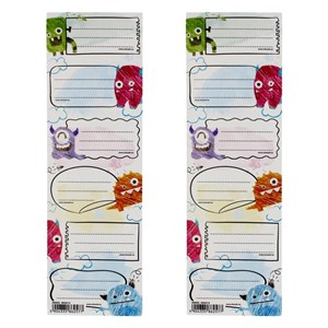 Picture of Naklejki na zeszyt Monster (25szt)