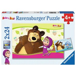 Picture of Puzzle Masza i niedźwiedź 2x24