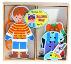 Picture of Układanka drewniana Lacing Boy 12-H0809