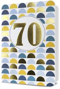 Picture of Karnet B6 Urodziny 70