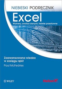 Picture of Excel Wykresy analiza danych tabele przestawne Niebieski podręcznik