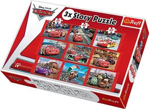 Obrazek Auta 3x Story Puzzle