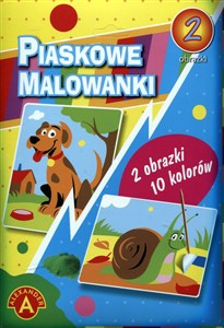Obrazek Piaskowa Malowanka Pies Ślimak