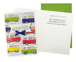 Obrazek Karnet B6 Wszystkiego najlepszego (męski)