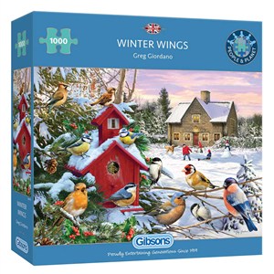 Picture of Puzzle 1000 Zimowe skrzydła 112388