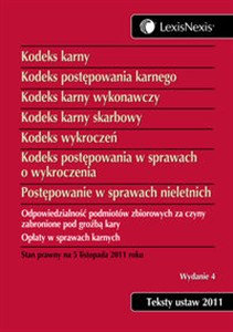 Obrazek Kodeks karny Kodeks postępowania karnego Kodeks karny wykonawczy