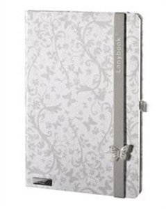 Obrazek Notatnik A6 Lanybook Butterfly Spirit biały