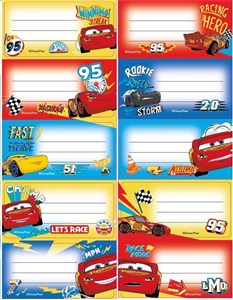 Picture of Naklejki na zeszyty Cars