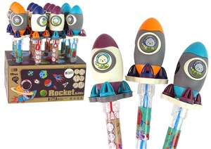 Obrazek Bańki mydlane rakieta 38cm MIX