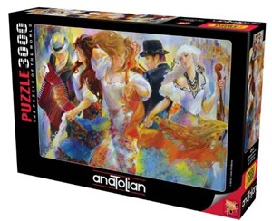 Obrazek Puzzle 3000 Kolorowe tańce