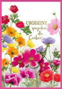 Obrazek Karnet DK-1225 Urodziny (wymienne cyfry)