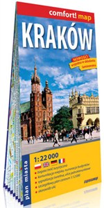 Obrazek Kraków laminowany plan miasta 1:22 000