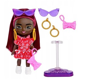 Obrazek Barbie Extra Mini Minis Lalka falbanki HLN47