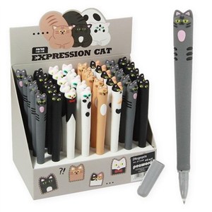 Obrazek Długopis Expression Cat niebieski (40szt)