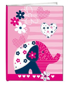 Picture of Notes gładki 13x18cm Serce Słonia