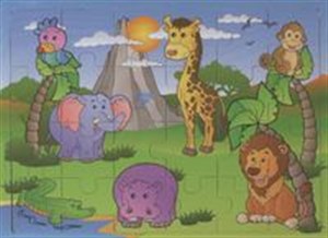 Obrazek Układanka drewniana Afryka 24