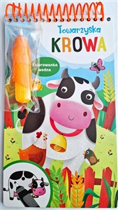 Obrazek Towarzyska krowa Kolorowanka wodna