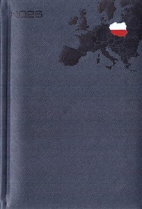 Obrazek Kalendarz 2026 A5 dzienny granatowy