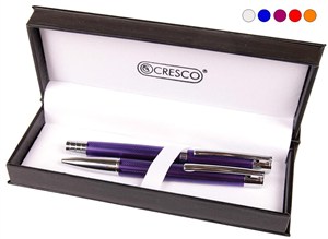 Obrazek Pióro + długopis Elegant w etui mix