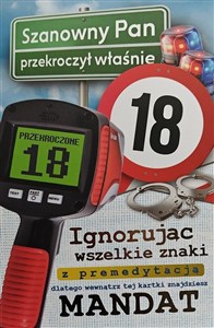 Obrazek Karnet Urodziny 18